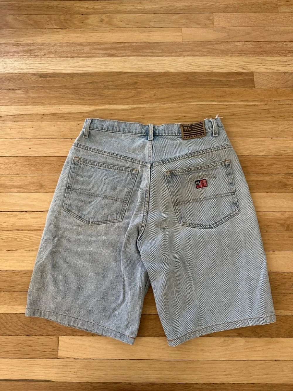 Vintage Ralph Lauren light blue wash shorts